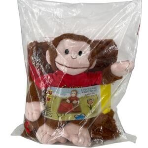 Curious George Cuddle Bundle Animal Adventure Blankie & Plush Toy Brown 11 Inch